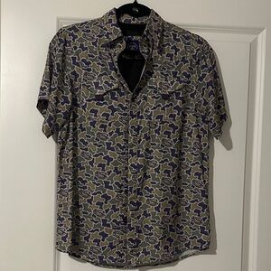 LSU  Camouflage Short Sleeve Shirt/Boys